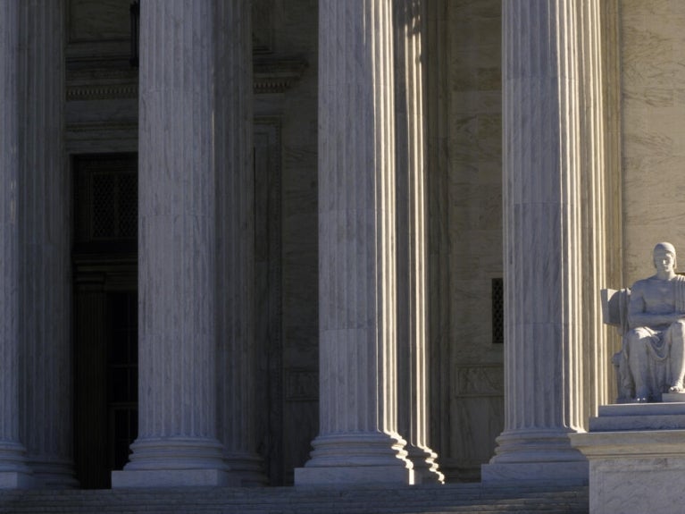 View of outside of the Supreme Court