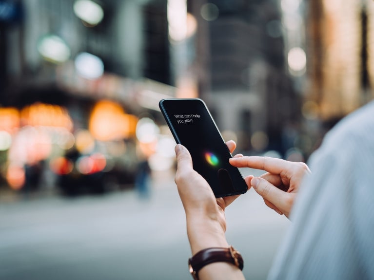 person holding a phone 