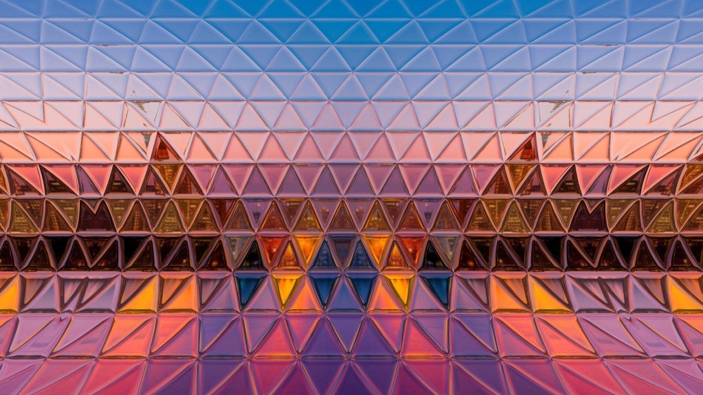 Bullding with colorful windows