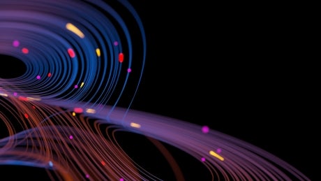 Abstract image with purples 